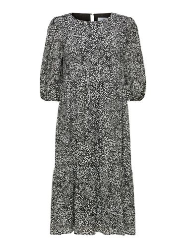 Printed Midi Dress - Selected - Modalova