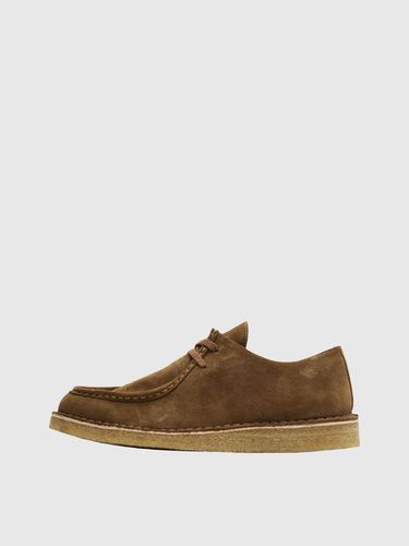 Suede Moc-toe Shoes - Selected - Modalova