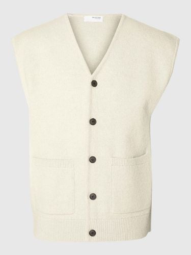 Sleeveless Knitted Vest - Selected - Modalova