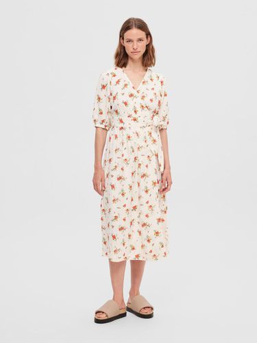 Estampado Floral Vestido Envolvente - Selected - Modalova