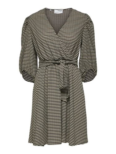 Striped Wrap Dress - Selected - Modalova