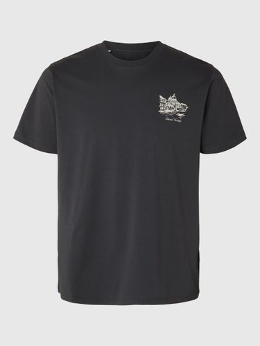 Prenda Estampada En Algodón Camiseta - Selected - Modalova