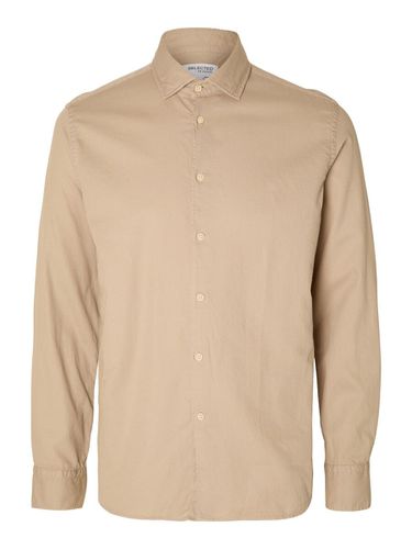 Long-sleeved Cotton Shirt - Selected - Modalova