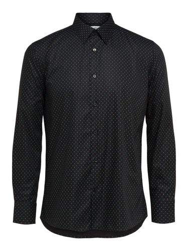 Printed Slim Fit Shirt - Selected - Modalova