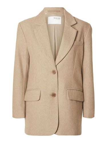 Oversized Single-breasted Blazer - Selected - Modalova