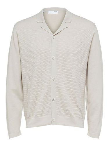 Textured Knitted Cardigan - Selected - Modalova