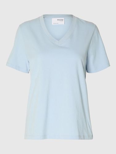 Classic V-neck T-shirt - Selected - Modalova