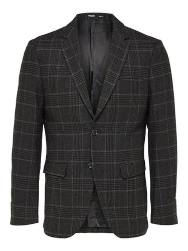 A Cuadros Blazer Con Botonadura Sencilla - Selected - Modalova