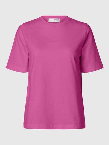 Short Sleeved Cotton T-shirt - Selected - Modalova