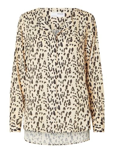 Estampado De Leopardo Camisa - Selected - Modalova