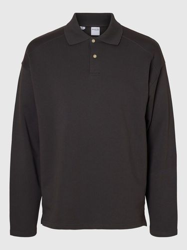 Long Sleeved Polo Shirt - Selected - Modalova