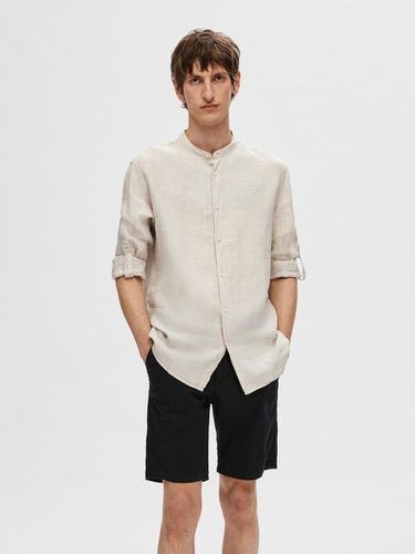 Linen Long Sleeved Shirt - Selected - Modalova