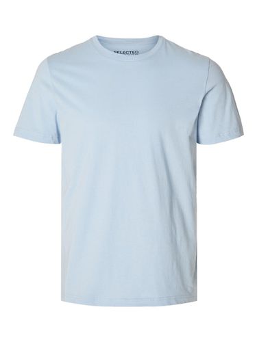 Cuello Redondo De Algodón Camiseta - Selected - Modalova