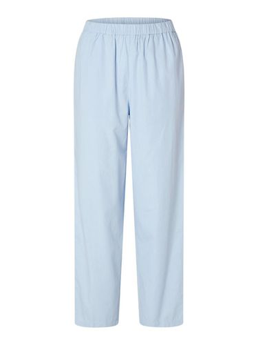 Cotton High Waisted Trousers - Selected - Modalova