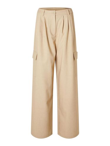 Pernera Ancha Pantalones Cargo - Selected - Modalova