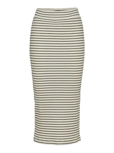 Striped Midi Skirt - Selected - Modalova