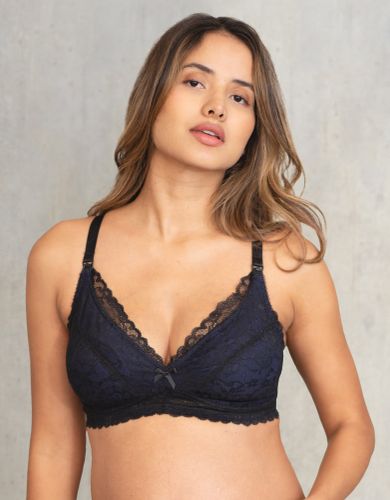 Blue Lace Maternity & Nursing Bra - Seraphine - Modalova