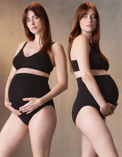 Twin Pack Bamboo Over Bump Maternity Briefs - Seraphine - Modalova