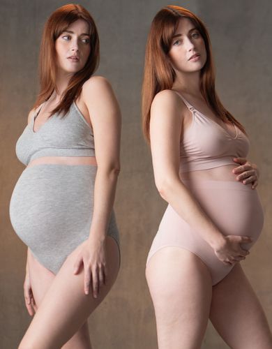 Twin Pack Bamboo Over Bump Maternity Briefs - & - Seraphine - Modalova