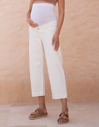 Cropped Straight Wide-Leg Maternity Jeans - Seraphine - Modalova