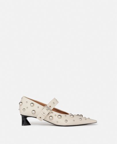 Schuhe Elsa mit Kitten Heels und Nieten, Frau, -, Größe: 38 - Stella McCartney - Modalova