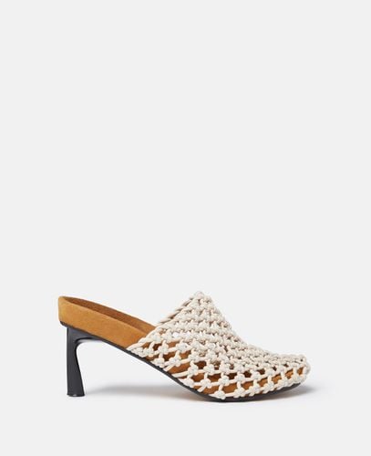 Terra Recycled Knotted Net Mules, Woman, , Size: 35h - Stella McCartney - Modalova