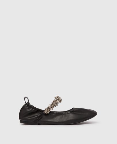 Elsa Crystal Flowers Ballet Flat, Woman, , Size: 41 - Stella McCartney - Modalova