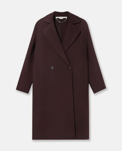 Cappotto Doppiopetto Lungo in Lana, Donna, , Taglia: 40 - Stella McCartney - Modalova