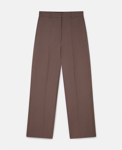 Pantaloni Plissettati a Vita Bassa, Donna, , Taglia: 42 - Stella McCartney - Modalova