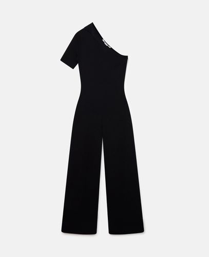 Compact Knit One-Shoulder Jumpsuit, Woman, , Size: S - Stella McCartney - Modalova