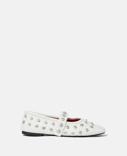 Ryder Popper-Studded Ballet Flats, Woman, , Size: 38 - Stella McCartney - Modalova