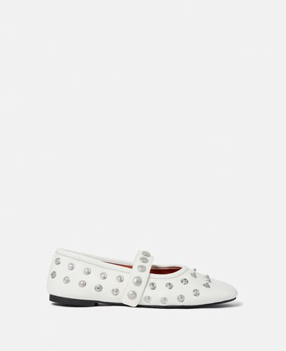 Flache Ballerinas Ryder mit Besatz, Frau, , Größe: 35 - Stella McCartney - Modalova