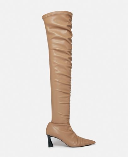 Elsa Ruched Thigh-High Boots, Woman, , Size: 39 - Stella McCartney - Modalova