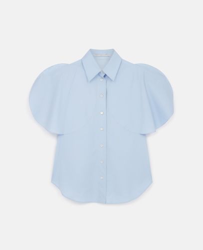 Camicia Svasata a Maniche Corte, Donna, , Taglia: 36 - Stella McCartney - Modalova