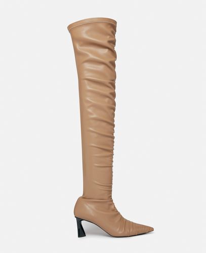 Elsa Ruched Thigh-High Boots, Woman, , Size: 40h - Stella McCartney - Modalova