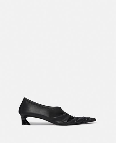 Elsa Ruched Kitten Heel Pumps, Woman, , Size: 38 - Stella McCartney - Modalova