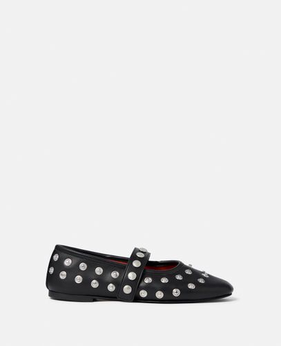 Flache Ballerinas Ryder mit Besatz, Frau, , Größe: 37 - Stella McCartney - Modalova