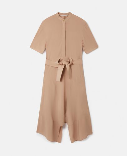 Abito a camicia in seta crêpe de Chine, Donna, , Taglia: 38 - Stella McCartney - Modalova