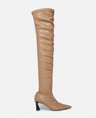 Elsa Ruched Thigh-High Boots, Woman, , Size: 36h - Stella McCartney - Modalova
