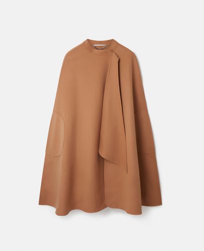 Langer Capemantel aus Wolle, Frau, , Größe: 40 - Stella McCartney - Modalova