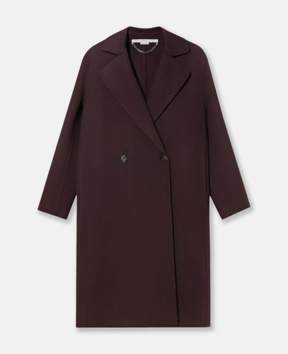 Cappotto Doppiopetto Lungo in Lana, Donna, , Taglia: 38 - Stella McCartney - Modalova