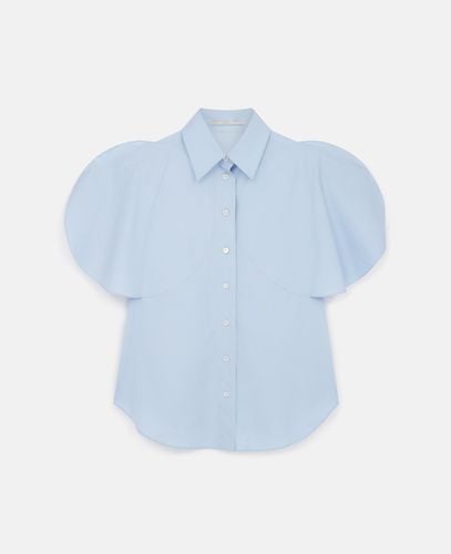 Camicia Svasata a Maniche Corte, Donna, , Taglia: 38 - Stella McCartney - Modalova