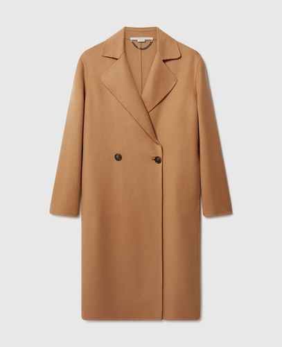 Double Breasted Longline Coat, Woman, , Size: 38 - Stella McCartney - Modalova