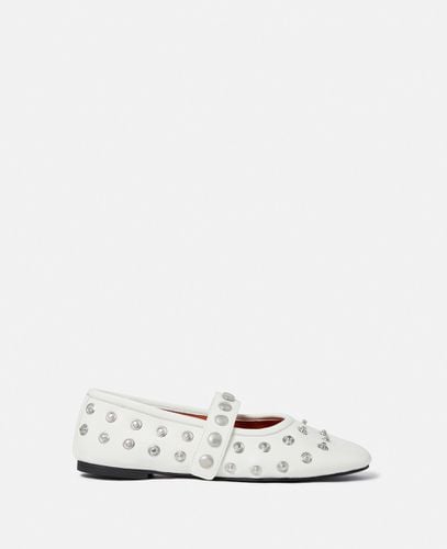 Flache Ballerinas Ryder mit Besatz, Frau, , Größe: 39 - Stella McCartney - Modalova