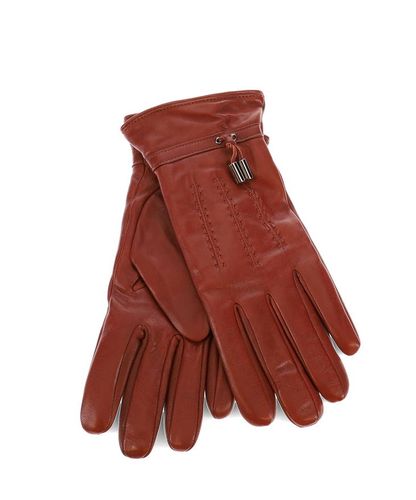 NPG127 Damen Lederhandschuhe Cognac - Migant - Modalova
