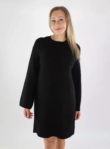 Only Strickkleid Struktur Schwarz - Only - Modalova