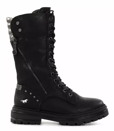 Mustang Damenstiefel 1404-604-9 Schwarz - Mustang Shoes - Modalova