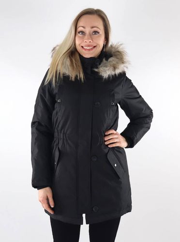 Only Fur Damen Parka Mantel schwarz - Only - Modalova
