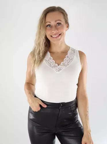 Damen Top V-Ausschnitt Schneeweiß - Vero moda - Modalova