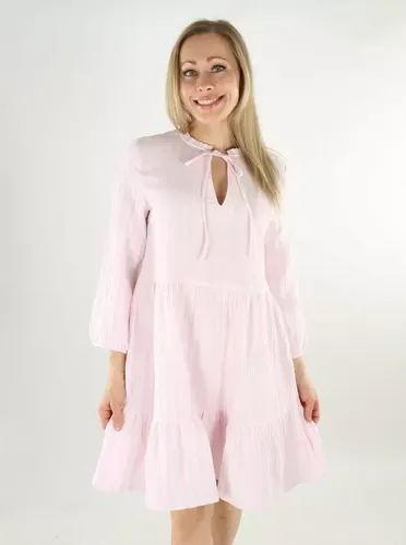 Kleid/Tunika 3/4 rosa/cremeweiß - Vero moda - Modalova